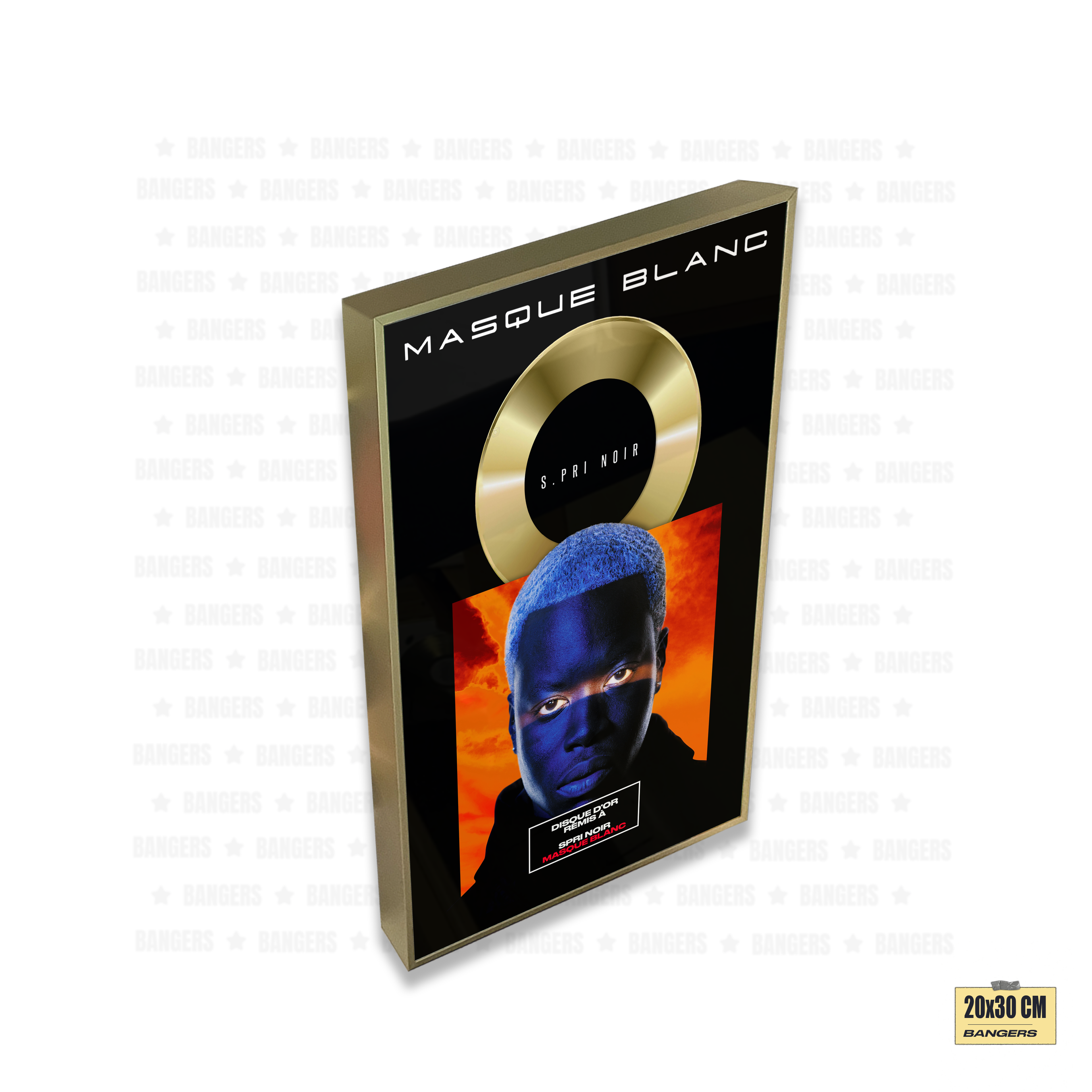 Spri Noir - masque blanc